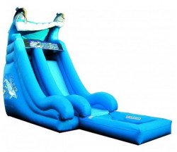 18' Splash Down Water Slide with Pool