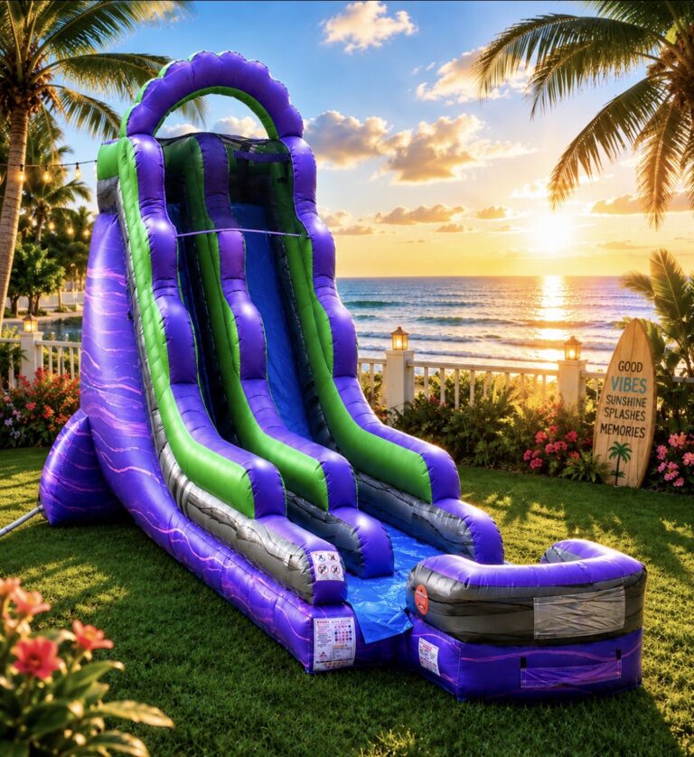 tall waterslide