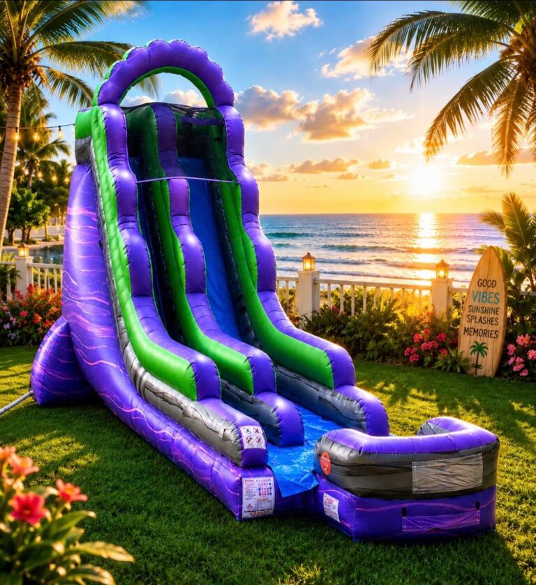 tall waterslide rental Naperville, Oswego Plainfield and more